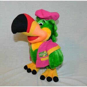 Vintage Napa AUTOPRO plush Mascot Parrot Bird 13" Prismo Advertising Stuffed